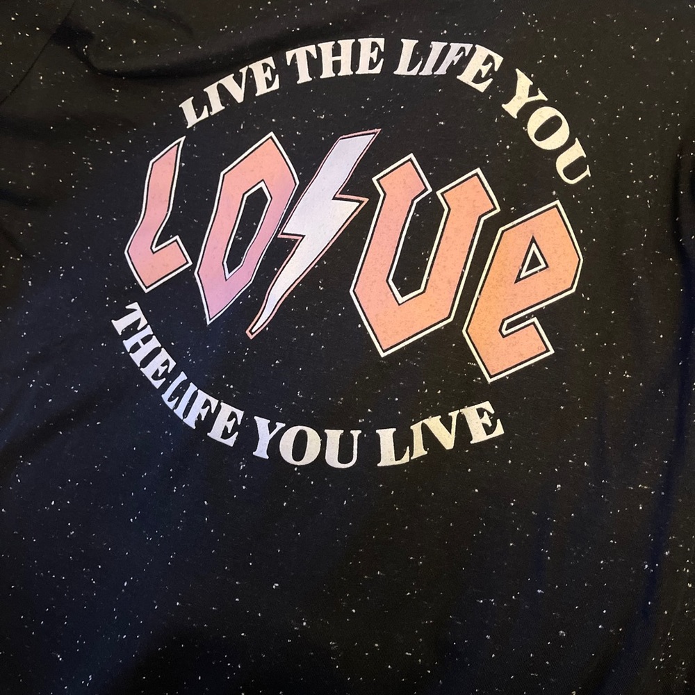 Live the Life You LOVE - Black Fleck